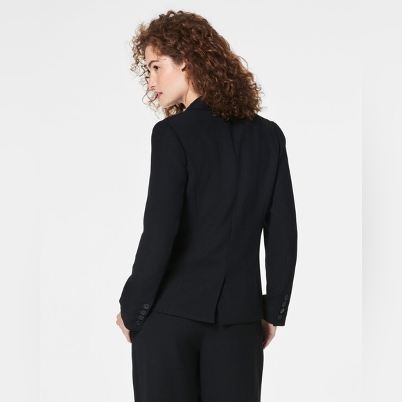 SPANX Black Carefree Crepe Blazer XL - Picture 2 of 5